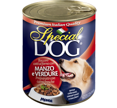 Special Dog консервы для собак кусочки говядины с овощами 820гр