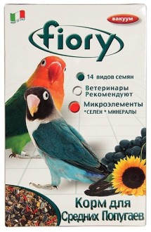 FIORY корм для средних попугаев Parrocchetti Africa  800 г