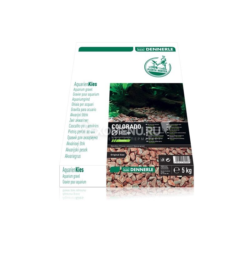 Dennerle Nature Gravel PlantaHunter Colorado - Натуральный гравий для аквариума, фракция 12-15 мм