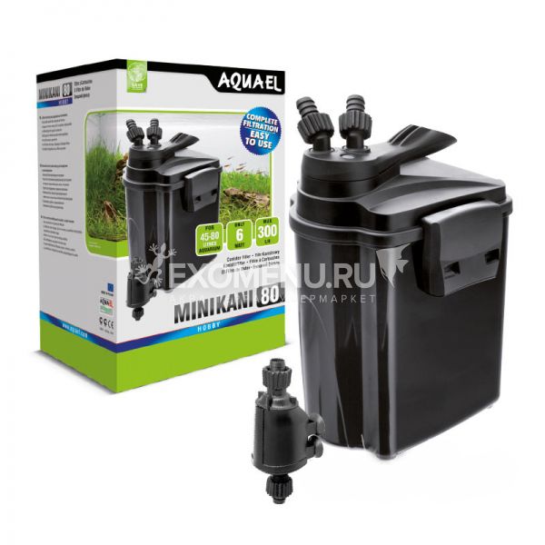 Внешний фильтр  MINI KANI  80, 300л/ч ( до 80л ), AQUAEL