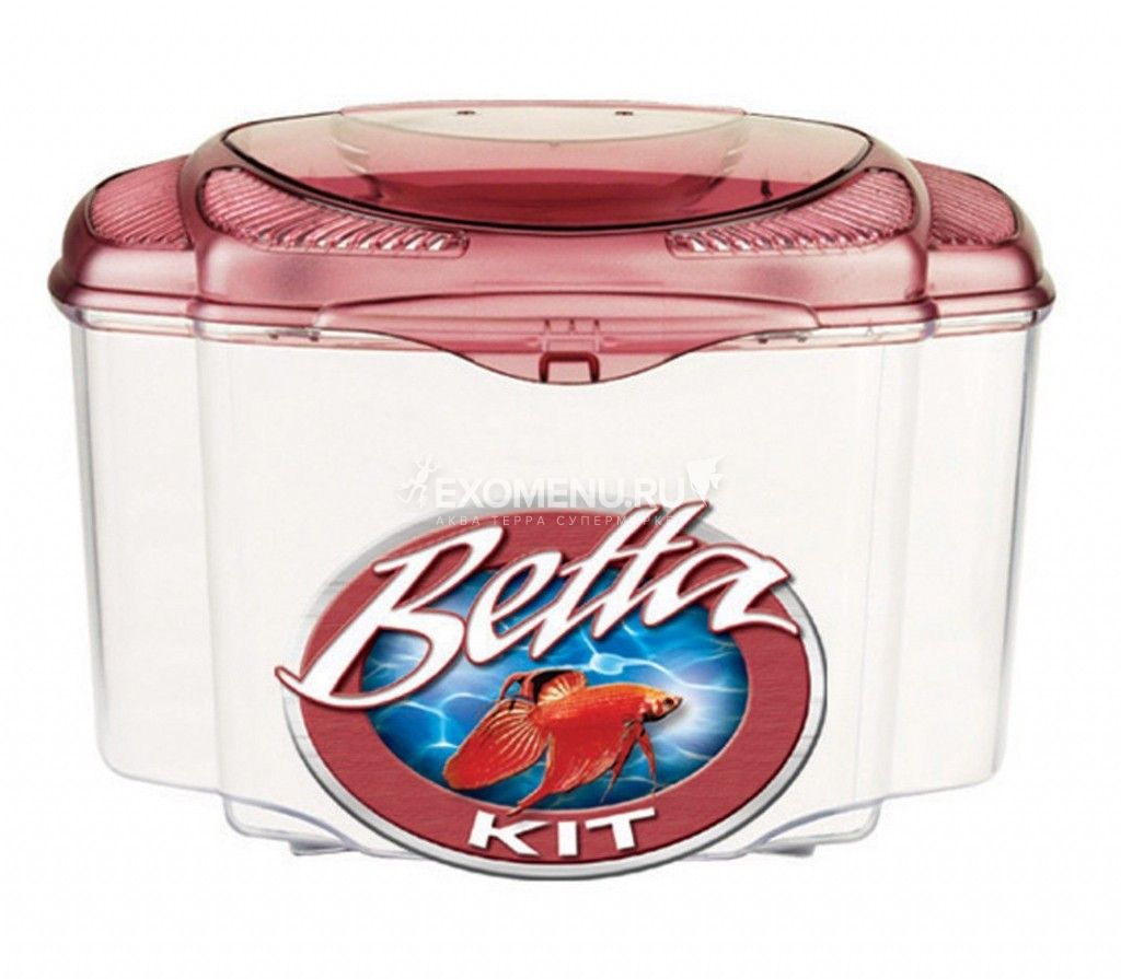 Аквариум Marina Betta Kit Burgundy, 1,8 л