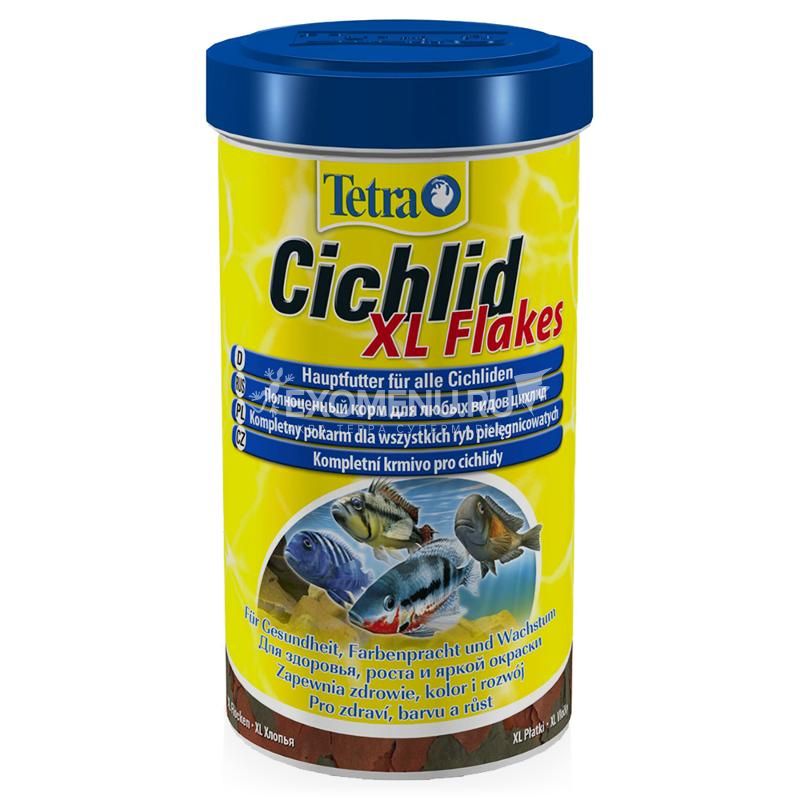 Корм основной для крупных цихлид Tetra Cichlid Sticks XL 1000 ml