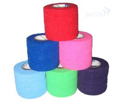 Andover PetFlex NL бандаж без латекса 2,5 см х 4,5 м цвета в миксе (в пакете 2 шт.)
