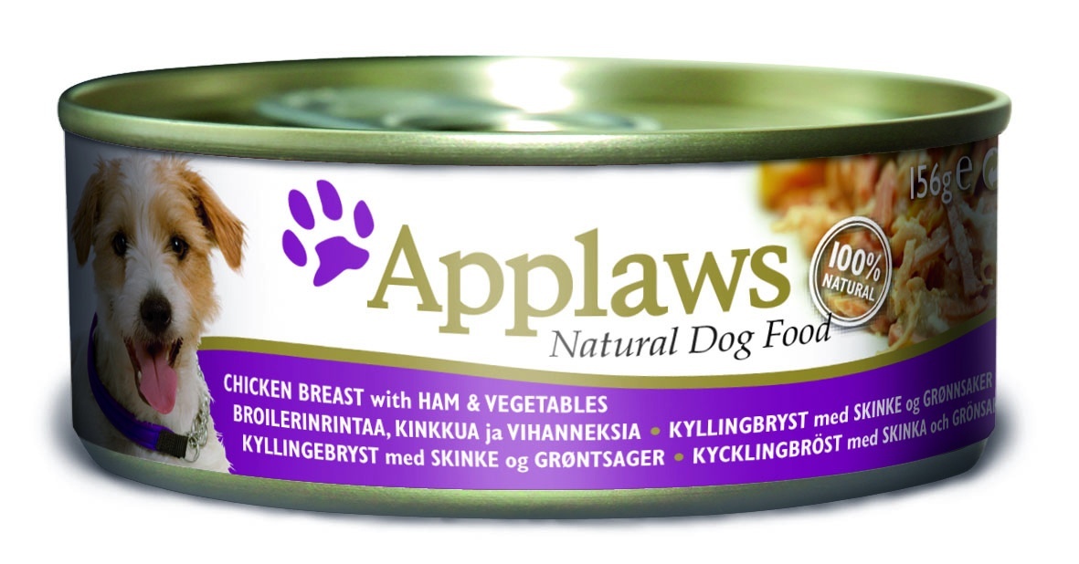 Applaws Консервы для собак с курицей, ветчиной и овощами
