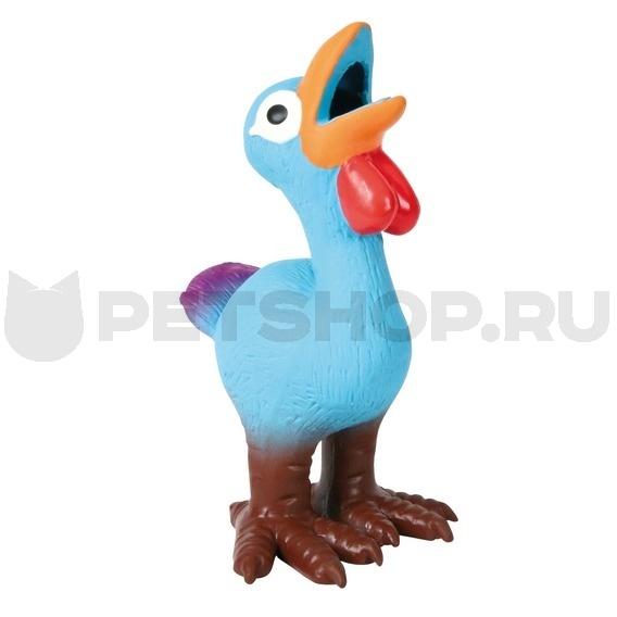 New Игрушка д/собаки "Поющий Петух", 17см, латекс