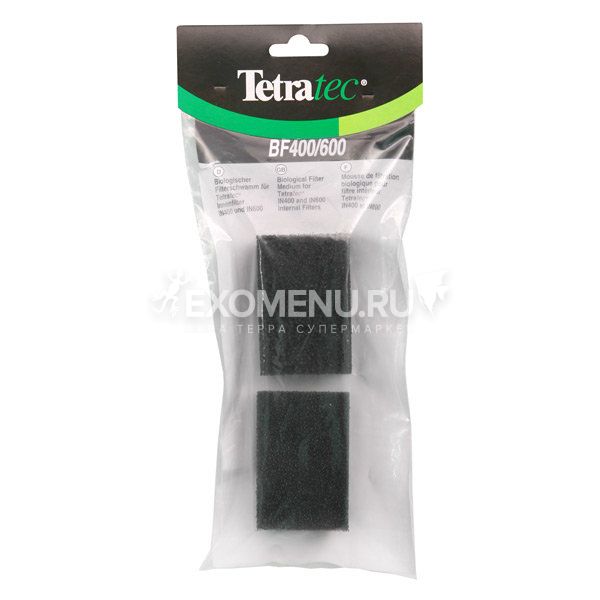 Губка Tetratec Bio Filter 400/600, 2 шт