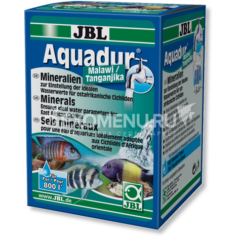 JBL Aquadur Malawi/Tanganjika - Набор минеральных солей для восточно-африканских цихлид, 250 г.