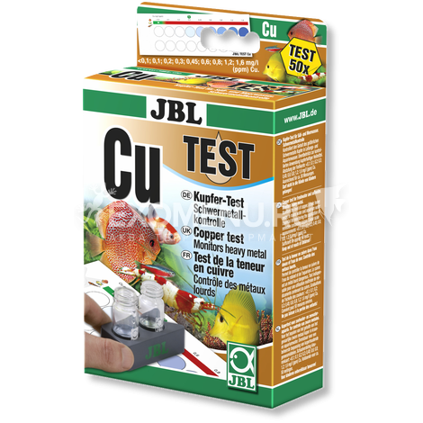JBL Kupfer Test-Set Cu - Тест для точного определения содержания меди в пресной и морской воде