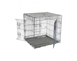 Клетка металлическая с 2 дверками, 76x54x61 см, облегченная
