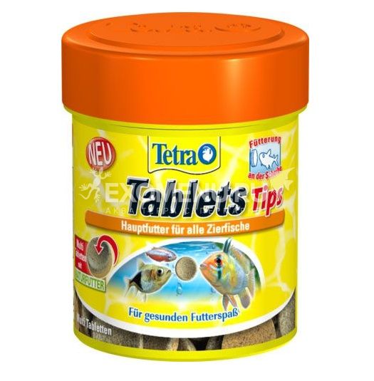 Лакомство для рыб Tetra FunTips Tablets 300 таб.  в виде приклеивающихся таблеток