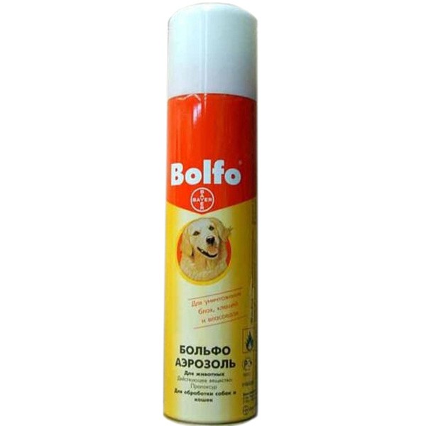 Bolfo спрей от блох и клещей для кошек и собак