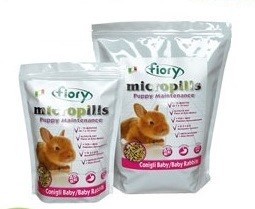 FIORY  корм для крольчат 1-10 мес Micropills Baby Rabbits