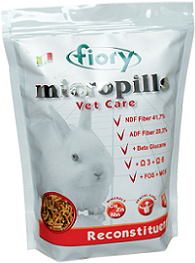 FIORY корм для карликовых кроликов Micropills Vet Care Reconstituent восстанавливающий 850 г