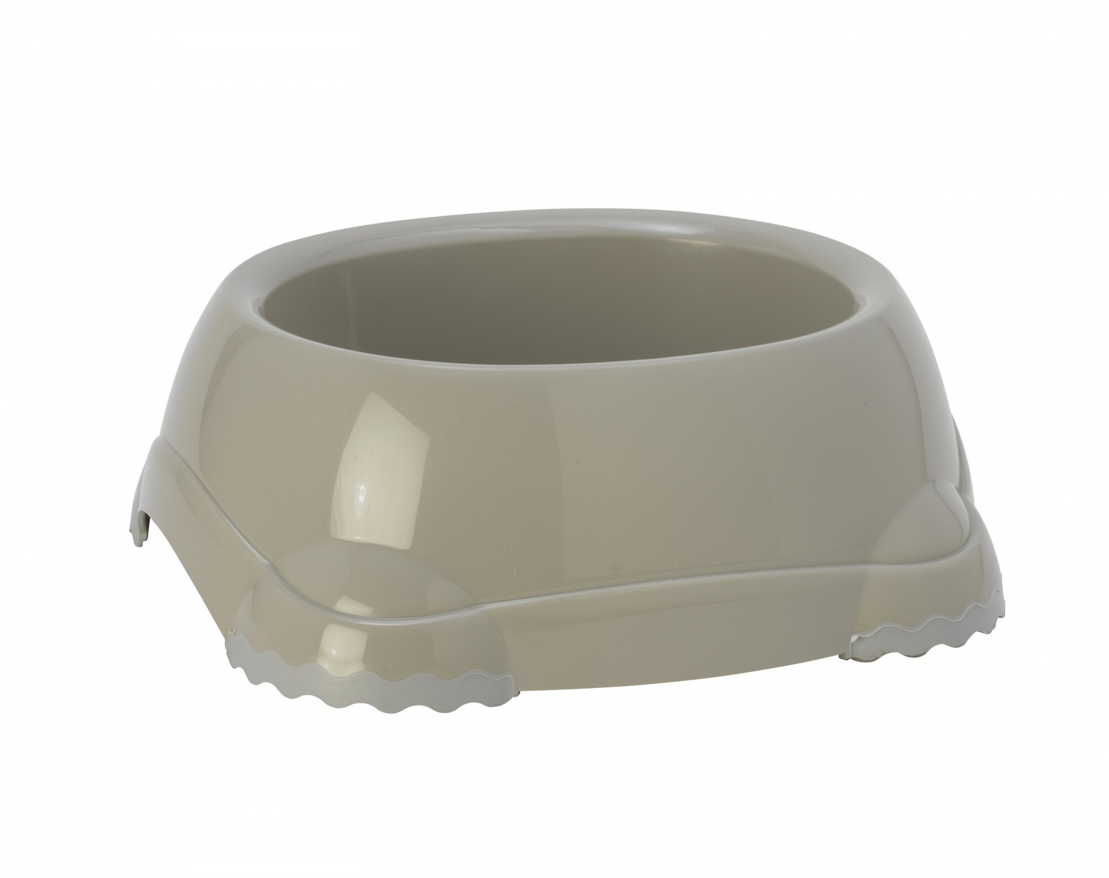 Миска нескользящая Smarty, 2200мл, теплый серый (smarty bowl 4 - non slip 2200 ml) MOD-H104-330
