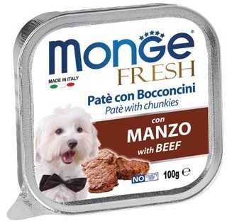 Monge Dog Fresh консервы для собак говядина 100г