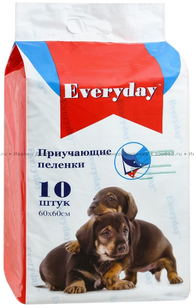 EveryDay впитывающие гелевые пеленки для животных для собак и щенков (60 х 60 см.)