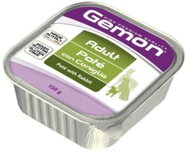Gemon Dog консервы для собак паштет кролик 150г