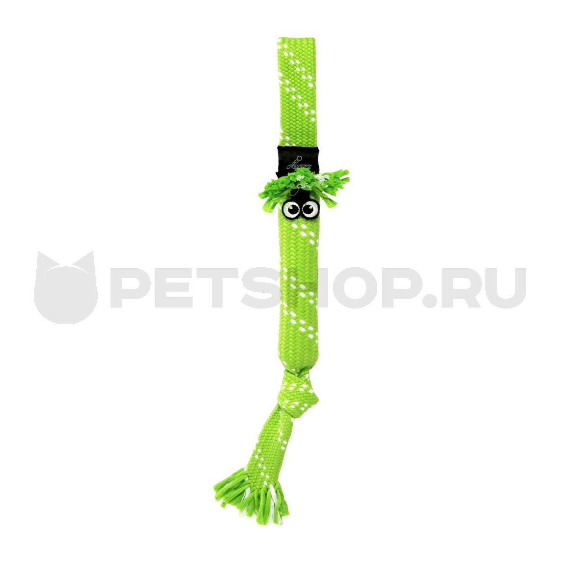 Игрушка веревочная шуршащая SCRUBZ, лайм