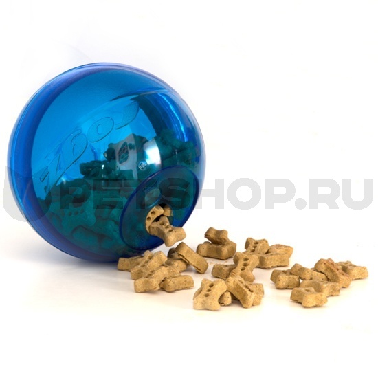 Игрушка-кормушка для собак TUMBLER, синий, фото №2 Игрушка-кормушка для собак TUMBLER, синий, фото №2