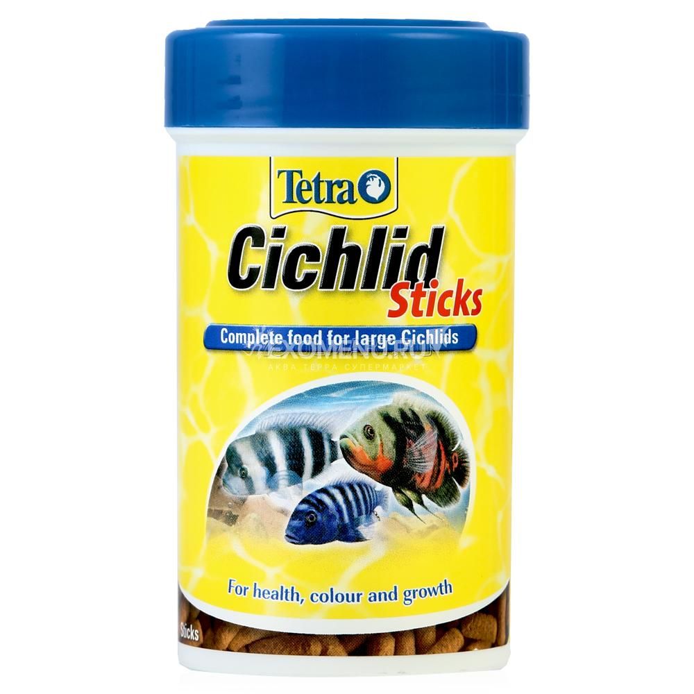 Корм основной для цихлид Tetra Cichlid Sticks 100 ml