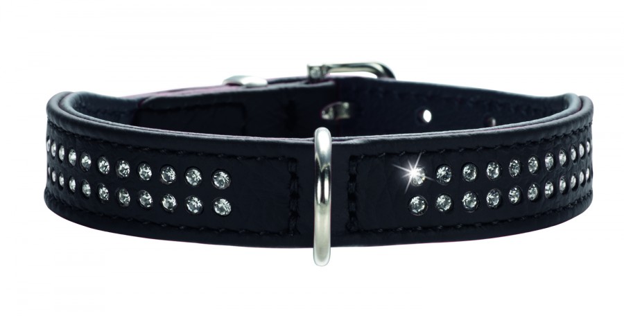 HUNTER Ошейник Diamond Petit 27 см кожа, фото №3 HUNTER Ошейник Diamond Petit 27 см кожа, фото №3