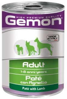 Gemon Dog консервы для собак паштет ягненок 400г