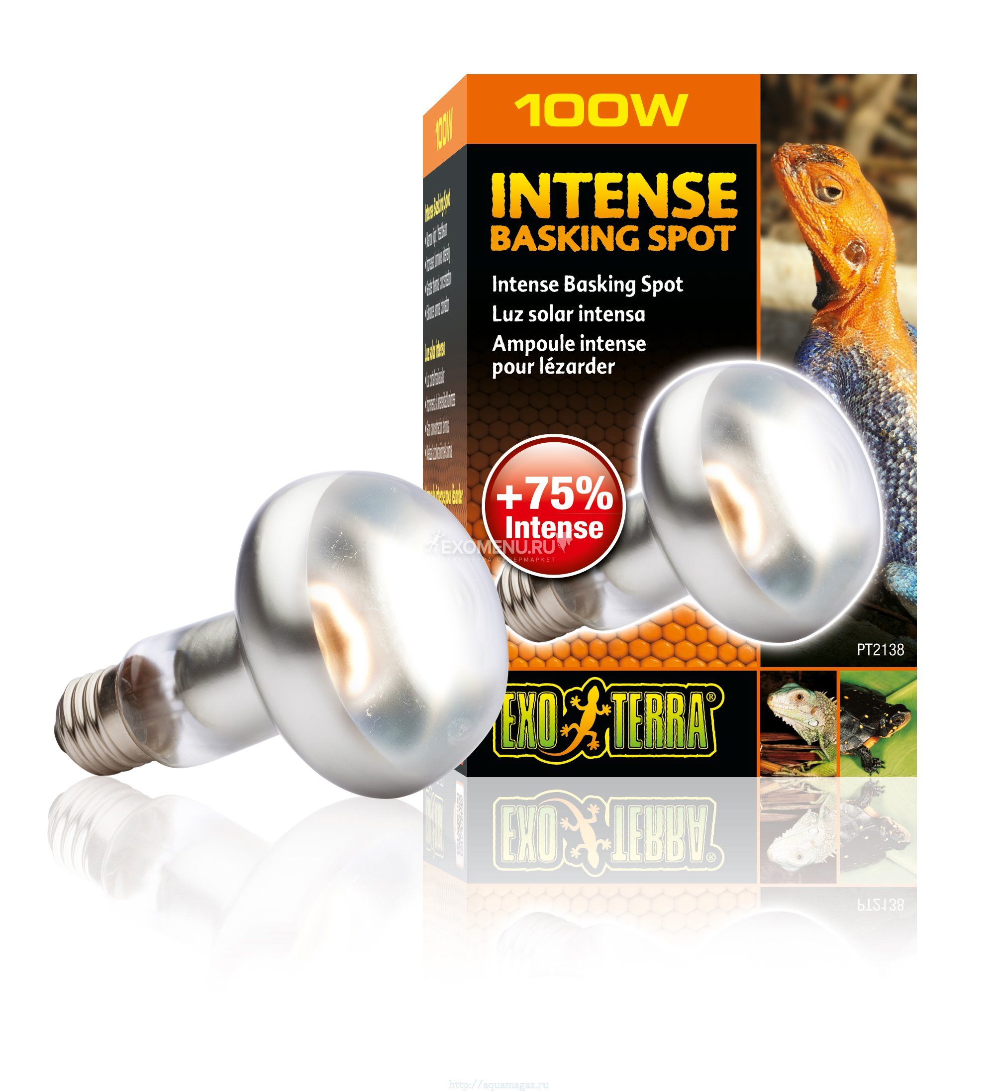 Лампа для баскинга Sun Glo Tight Beam, S 25, 100 Вт