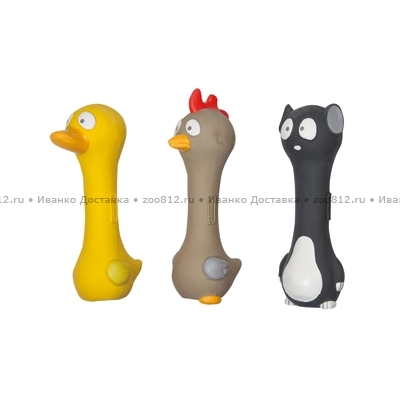 Flamingo «Животное» игрушка гантель для собак