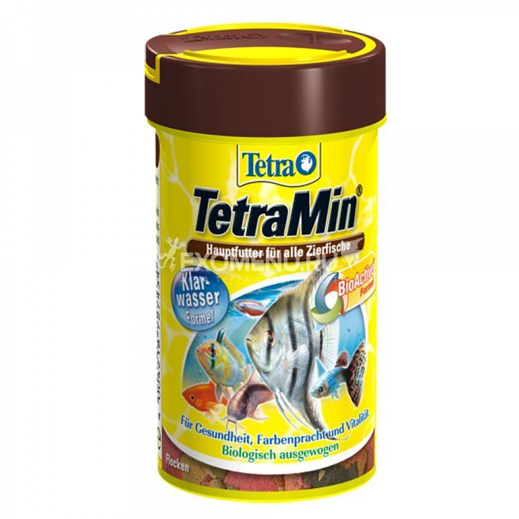 Корм основной для всех видов рыб Tetra Min  250ml хлопья