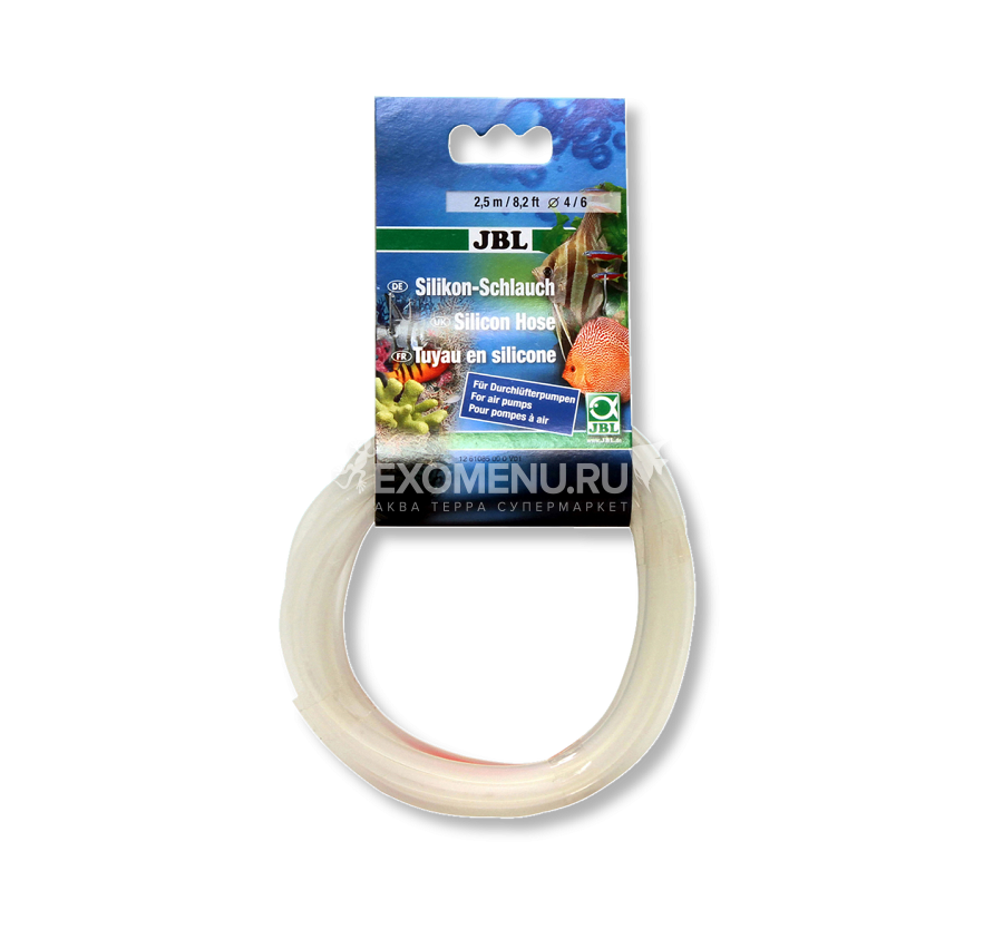 JBL Silikonschlauch 4/6mm - Силиконовый шланг 4/6 мм., 3 метра