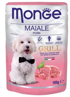 Monge Dog Grill Pouch паучи для собак свинина 100г