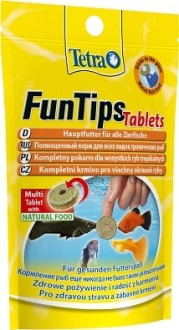 TetraFunTips Tablets корм в таблетках для приклеивания к стеклу 20 таб