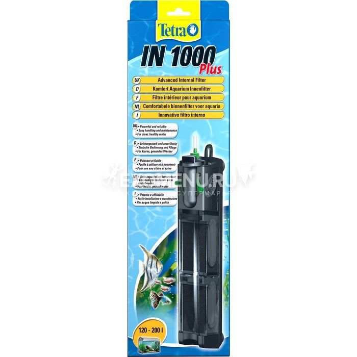Фильтр внутренний  Tetra IN 1000 plus, 1000 л/ч ( 120-200л)
