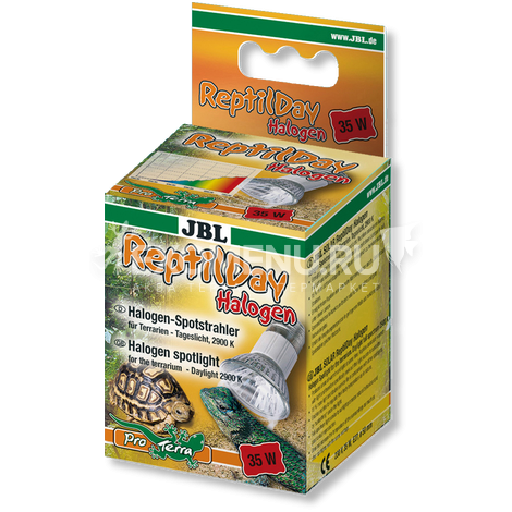 JBL ReptilDay Halogen - Галогеновая лампа для террариума, 35 ватт