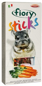 FIORY палочки для шиншилл Sticks с морковью 2х40 г