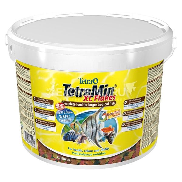 Корм основной для всех видов рыб Tetra Min XL Flakes 3,6 L