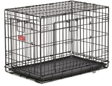 MidWest клетка Life Stages A.C.E.  78х50х55h см 2 двери-MAXLock черная
