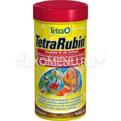 Корм для усиления насыщенности окраса Tetra Rubin 100ml хлопья