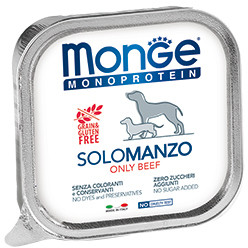 Monge Dog Monoproteico Solo консервы для собак паштет из говядины 150г