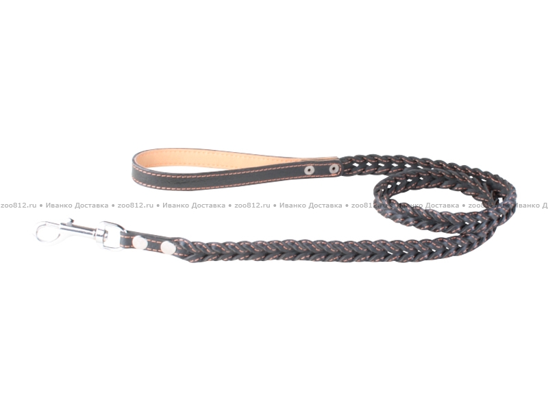 Collar плетёный поводок «Двойная коса» для собак