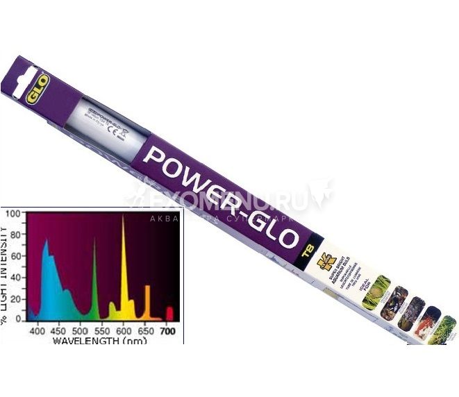 Флуоресцентная лампа POWER-GLO 25 Вт