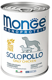 Monge Dog Monoproteico Solo консервы для собак паштет из курицы 400г