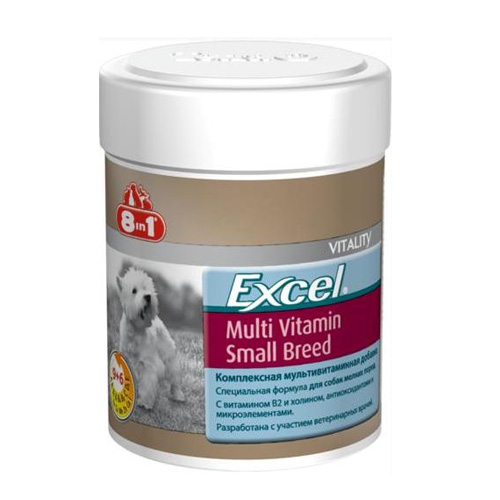 8in1 Excel Multi Vitamin Small Breed для собак мелких пород 70 таблеток