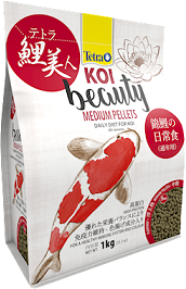 Tetra Koi Beauty M корм для карпов кои размером более 20 см в виде плавающих гранул, 10 л
