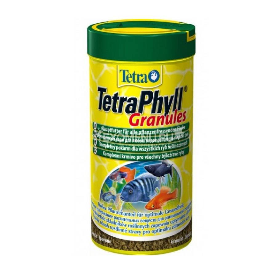 Корм для травоядных рыб Tetra Phyll Granules  250ml