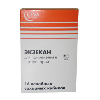 Ceva Экзекан для лечения острых и хронических дерматитов у животных 16 кубиков