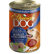 Special Dog консервы для собак паштет ягненок с индейкой 400 г
