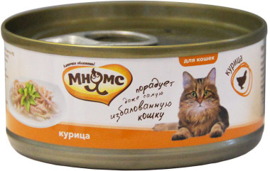 Мнямс консервы для кошек Курица нежном в желе 70 г