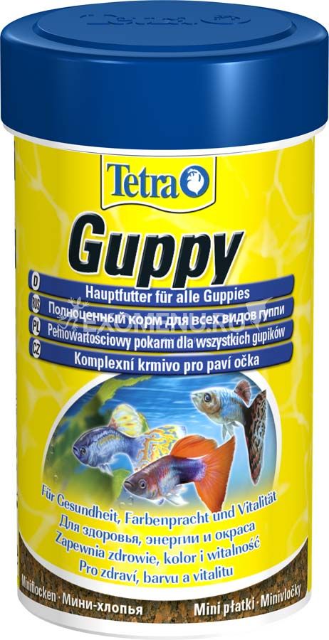 Корм для гуппи Tetra Guppy 250мл  хлопья