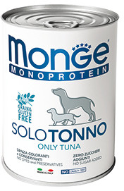 Monge Dog Monoproteico Solo консервы для собак паштет из тунца 400г